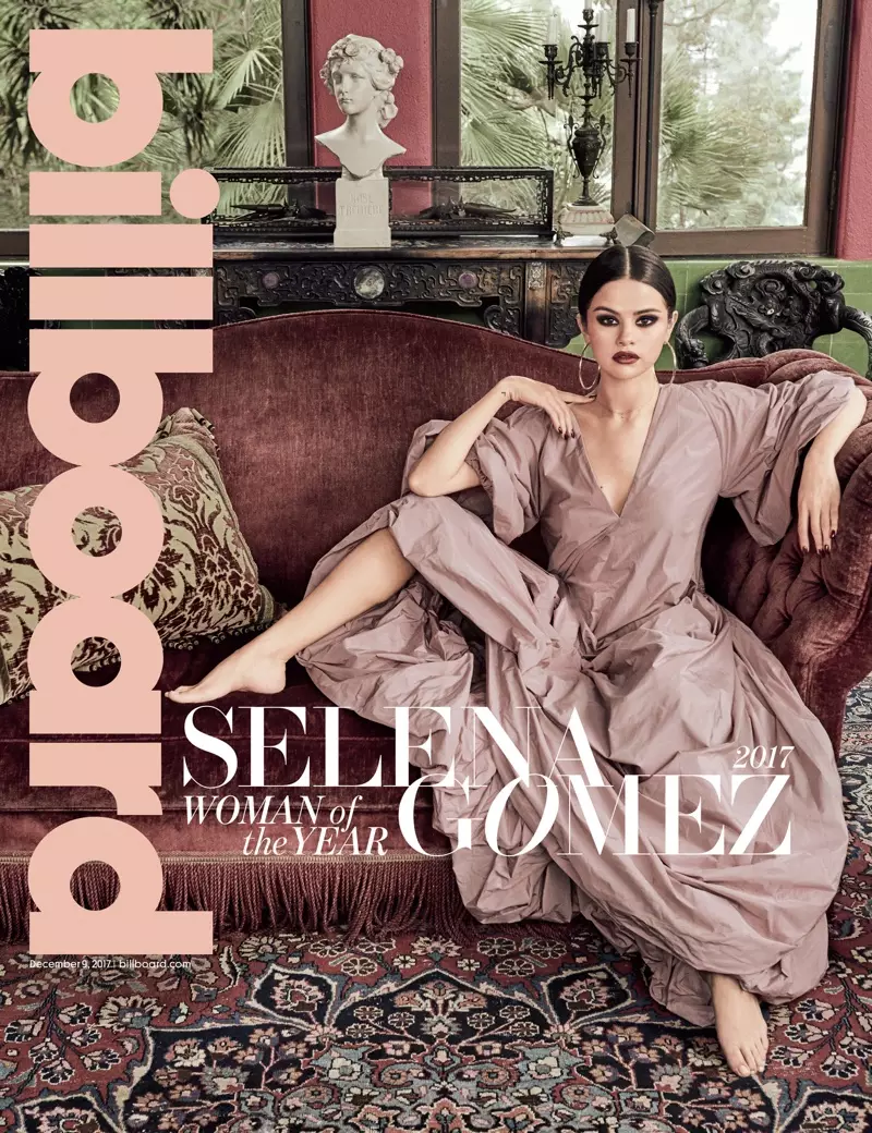 Selena Gomez a la revista Billboard 9 de desembre de 2017 Portada