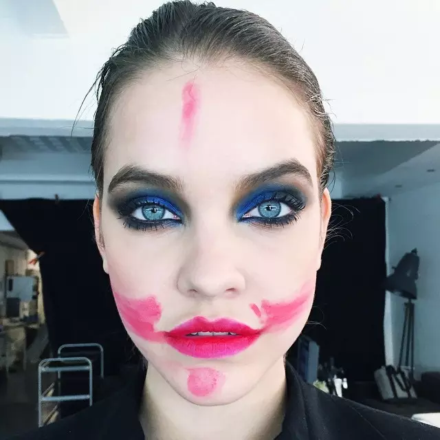 Barbara Palvin rockar en ovanlig makeup-look