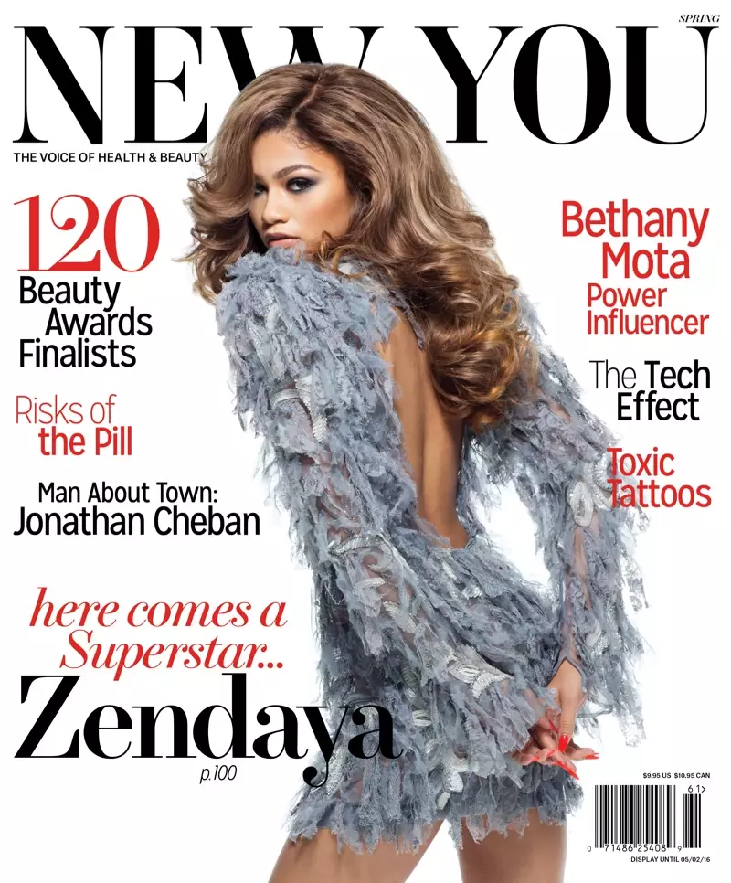 Zendaya fuq il-qoxra ta' New You Magazine tar-Rebbiegħa 2016