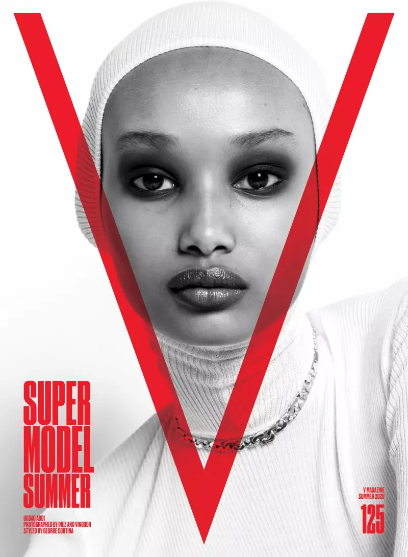 Ugbad Abadi op V Magazine #125 Cover. Foto: Inez & Vinoodh