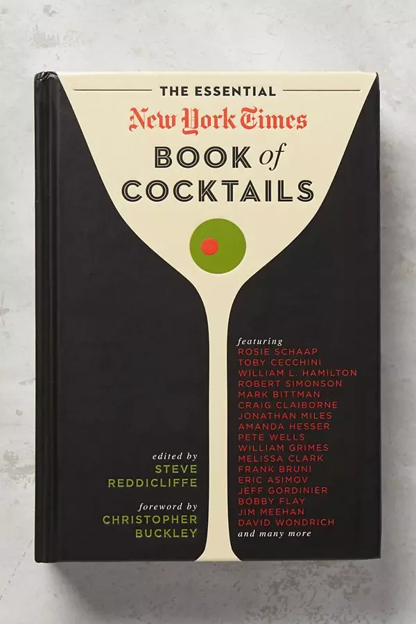 The Essential New York Times Book of Cocktails. ඡායාරූපය: මානව විද්යාව