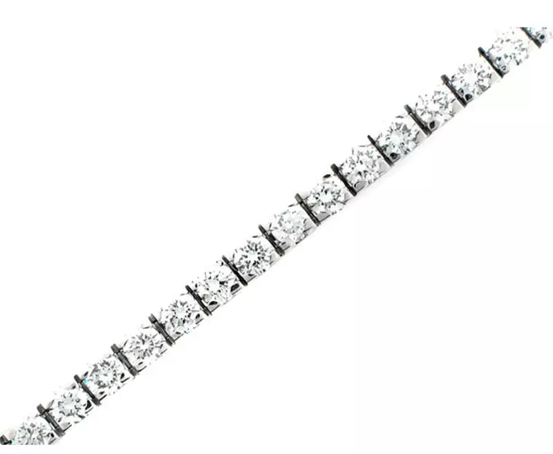 Pulseira de tênis de diamante