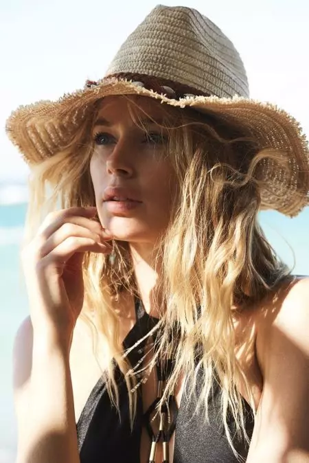 Doutzen Kroes Smolders in New Swimwear Campaign