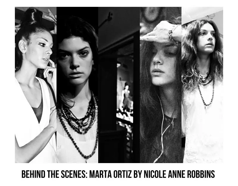 Marta Ortiz dening Nicole Anne Robbins - Behind the Scenes