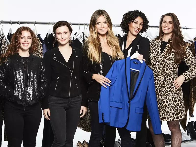 A supermodelo Heidi Klum fai equipo con Lidl na nova marca de moda