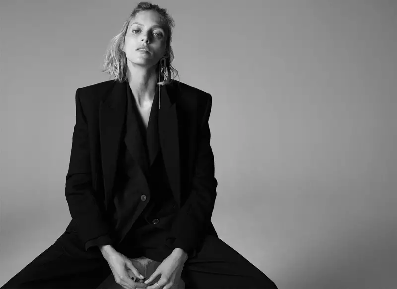 Anja Rubik اسٽارز Zara Back to Minimal fall-winter 2019 lookbook ۾