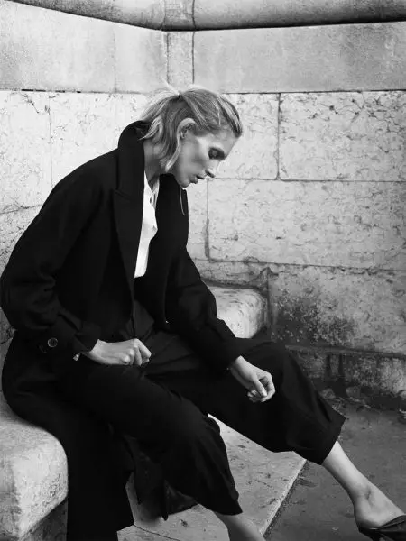 Anja Rubik Nganggo Penampilan Musim Gugur Minimal Zara