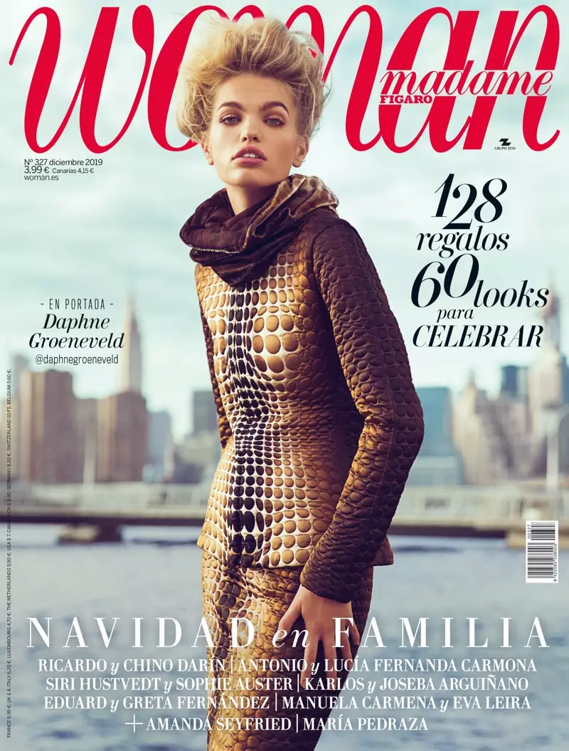 Daphne Groeneveld Wows in Jean Paul Gaultier for Woman Spain