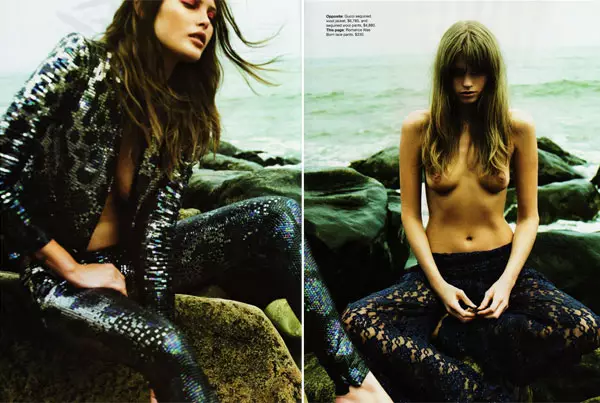 Kommt Wéi Dir Sidd | Abbey Lee Kershaw & Catherine McNeil fir Vogue Australia's 50th Anniversary Issue