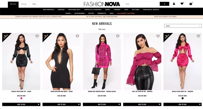 18 новые сайт. Fashion Nova комплекты. Fashion Nova интернет магазин на русском. Terranova одежда платье черная женская.