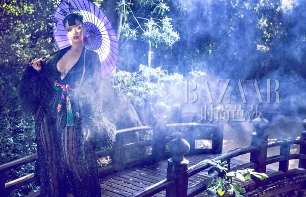 Rihanna sa zasníva pre Harper’s Bazaar China Shoot