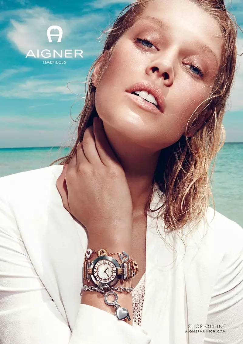 Toni-Garrn-Beach-Aigner-2016 年春季-Campaign02