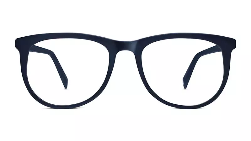 វ៉ែនតា Warby Parker Hyde នៅ Matte Navy $95