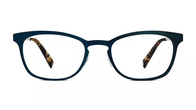 Kacamata Warby Parker Nora ing Brushed Navy $145