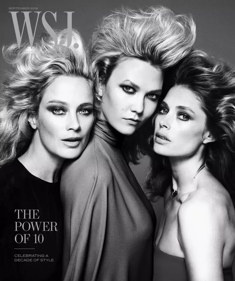 Karlie Kloss, Doutzen Kroes + Langkung Top Beungeut Star di WSJ. Majalah