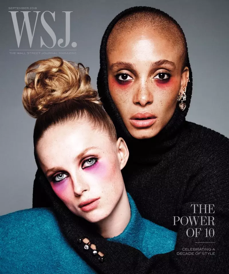 Karlie Kloss, Doutzen Kroes + flere Top Faces Star i WSJ. Blad