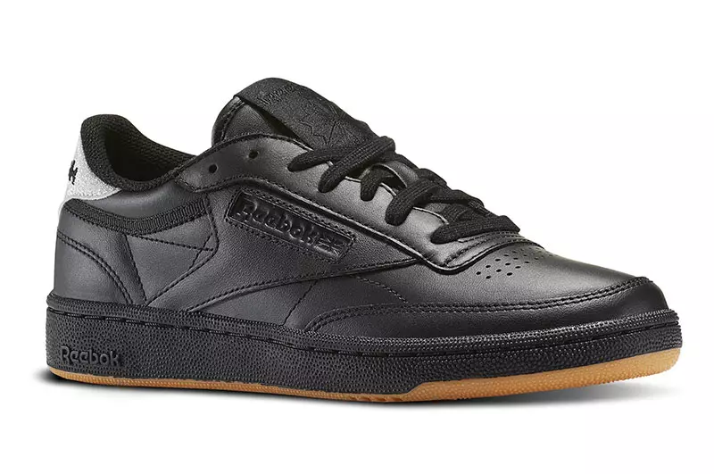 Reebok Club C85 гауһар түсті қара түсті кроссовка $79,99