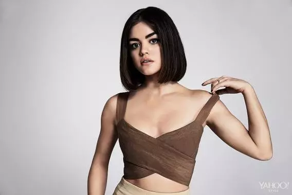 Lucy Hale affiche Bob Hairstyle pour Yahoo! Style 82204_8