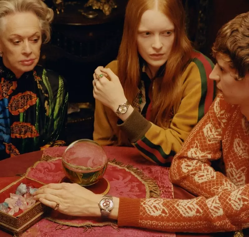 Tippi Henren i Victoria Schons al capdavant de la campanya Gucci's Timepieces + Jewelry 2018