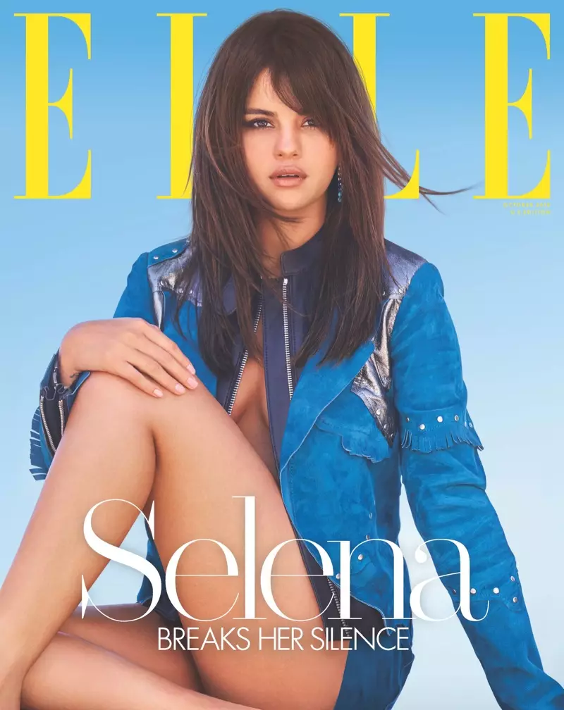 Selena Gomez በ ELLE US October 2018 ሽፋን ላይ