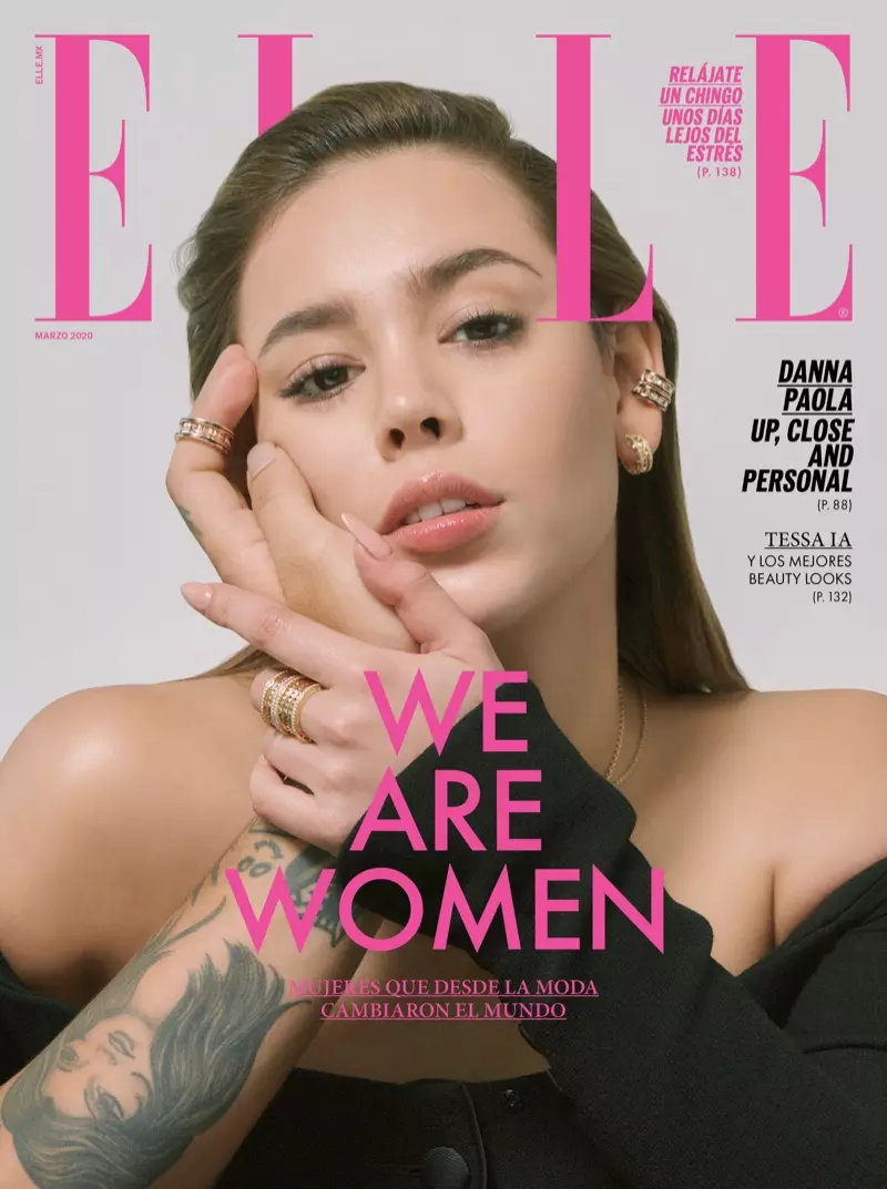 Danna Paola na obálce ELLE Mexico březen 2020