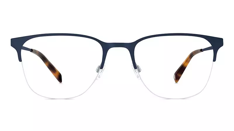Warby Parker Wallis naočale brušene tamnoplave 145 USD