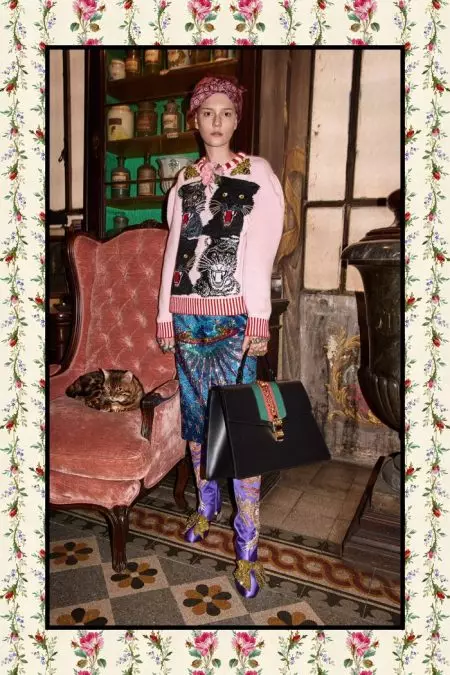 Gucci bréngt Fantasy zu Pre-Fall 2017 Kollektioun