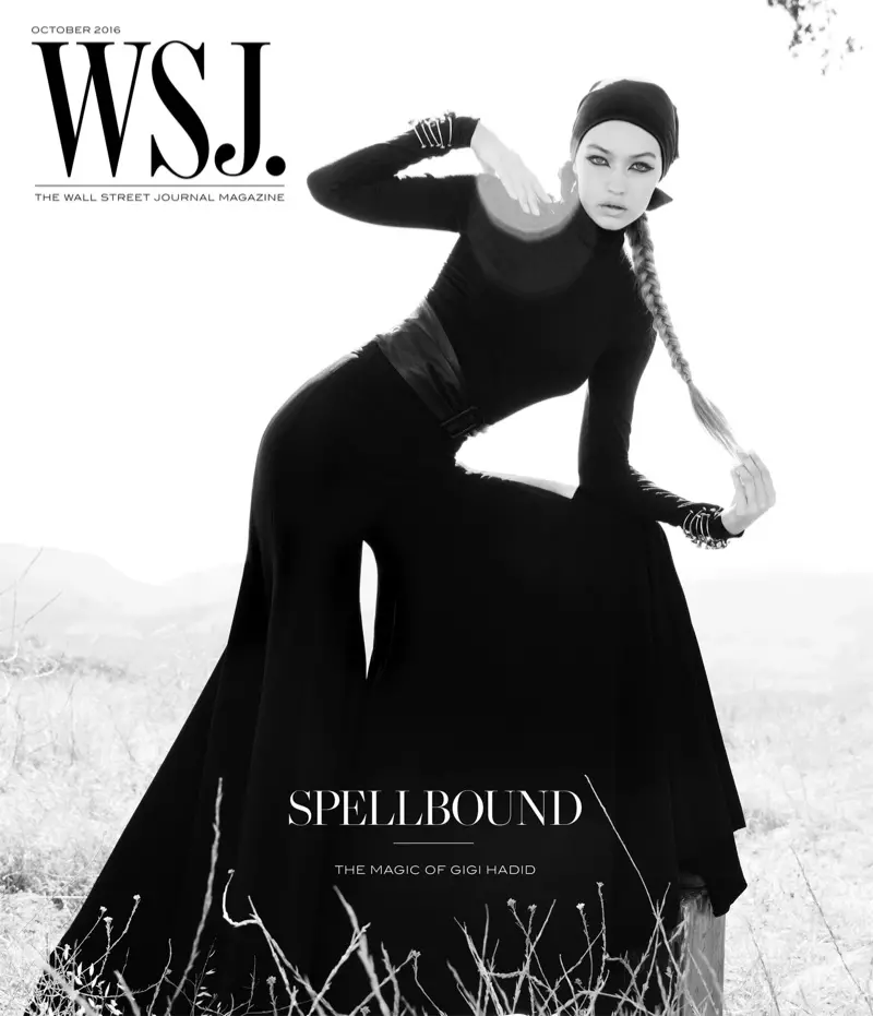 Gigi Haid di WSJ. Sampul Majalah Oktober 2016