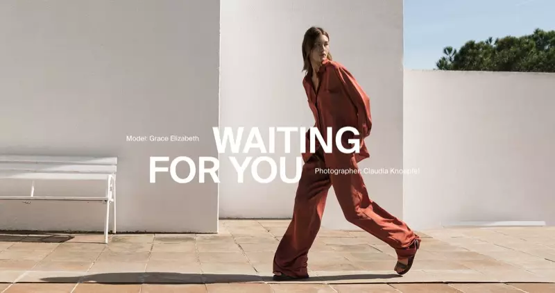 Grace Elizabeth membintangi editorial Massimo Dutti Waiting for You.