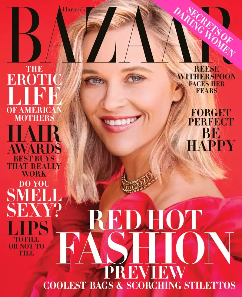 Reese Witherspoon på Harper's Bazaar USA november 2019-forside