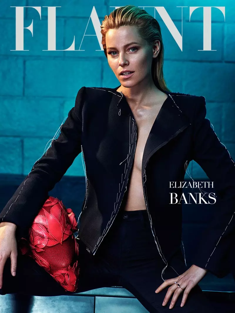 Elizabeth Banks o Fumana Lefifi bakeng sa Flaunt Shoot ka Hunter & Gatti