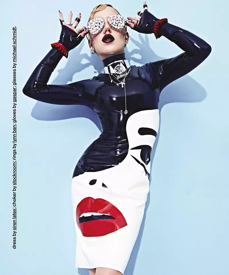 Brooke Candy is een pop Vixen in nylon Singapore door An Le