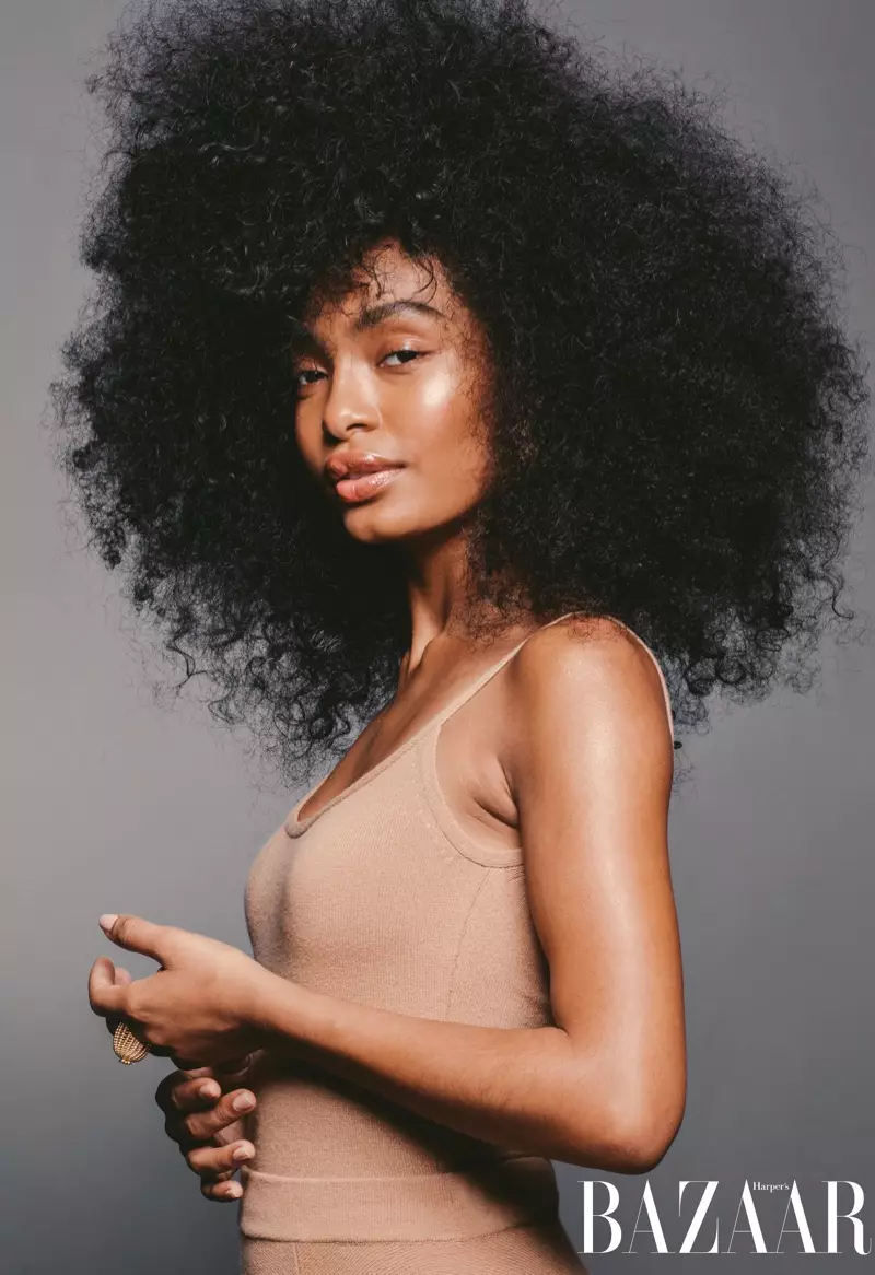 Yara Shahidi Harper’s Bazaar nieretuszowane zdjęcia