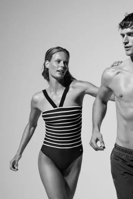 Marc O'Polo Body & Beach Campaign හි Marlijn Hoek ආකෘති සුමට මෝස්තර