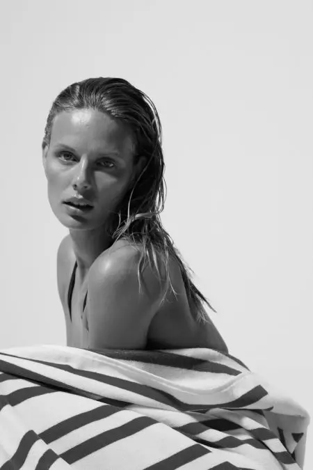 Marlijn Hoek modela estilos elegantes en la campaña Body & Beach de Marc O'Polo