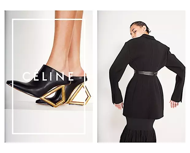 Daria Werbowy, Julia Nobis poseerivad Celine'i 2014. aasta kevadiste reklaamide jaoks