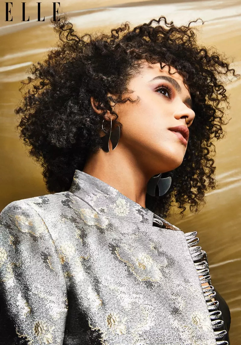 Focení Nathalie Emmanuel ELLE US