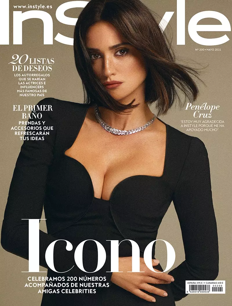 Ảnh bìa Penelope Cruz InStyle Spain 2021