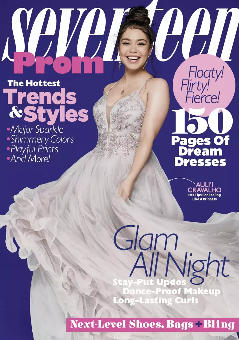 Auli'i Cravalho op Seventeen Magazine Prom 2019 Cover