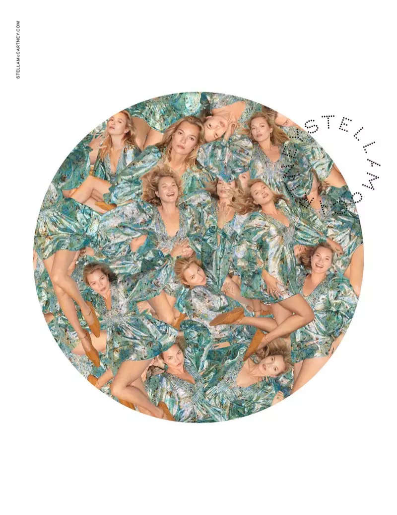 La supermodel Kate Moss apareix en un collage per a la campanya primavera-estiu 2019 de Stella McCartney