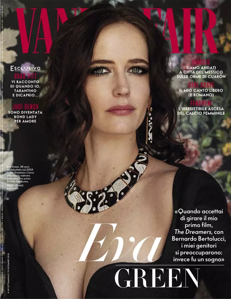 Eva Green su Vanity Fair Italia 12 dicembre 2018 Cover