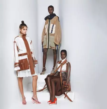 Kaia Gerber, Adut & Anok Star in der Frühjahrskampagne 2019 von Fendi