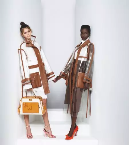 Kaia Gerber, Adut & Anok Star ni Fendi Orisun omi 2019 Ipolongo