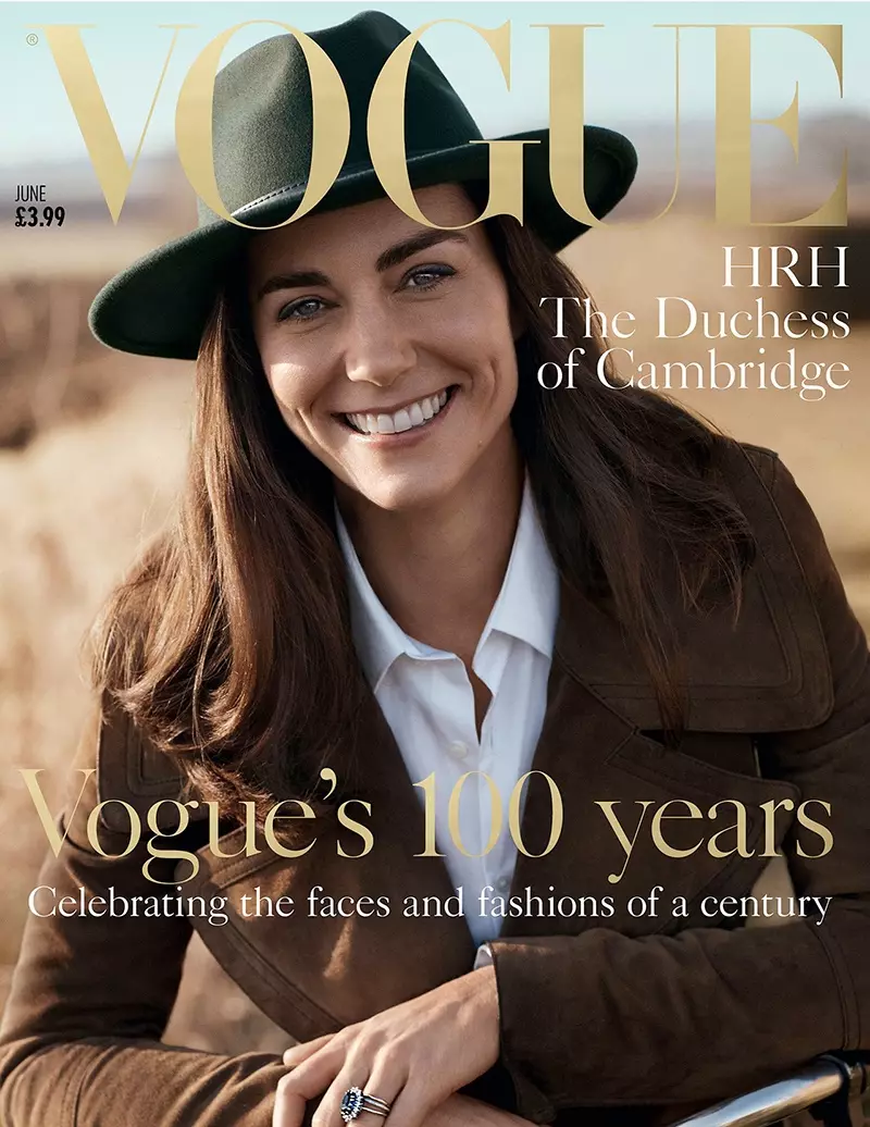 Kate Middleton op Vogue UK juny 2016 Cover