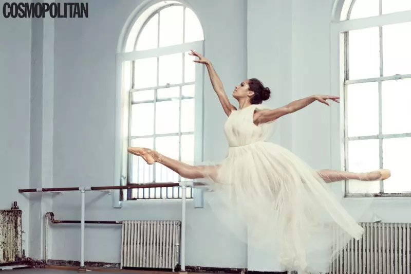 Ballerina Misty Copeland nari dina gaya pikeun kosmopolitan