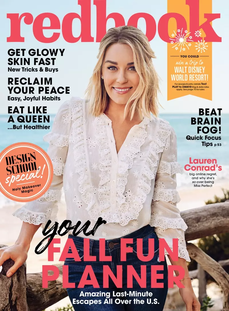 Lauren Conrad sa Redbook Magazine Oktubre 2018 Cover