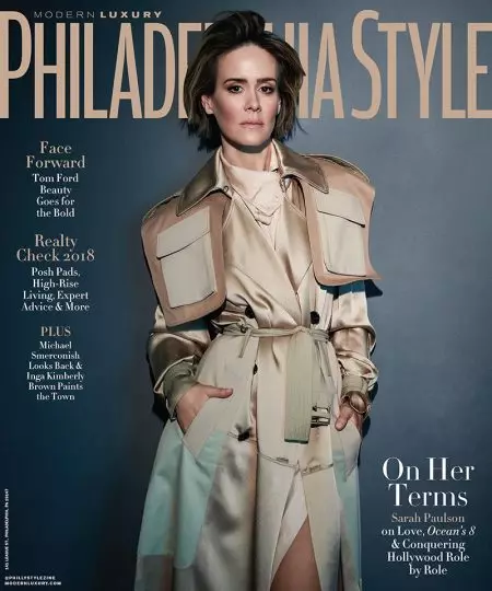 Sarah Paulson viste estilos sofisticados para el lujo moderno