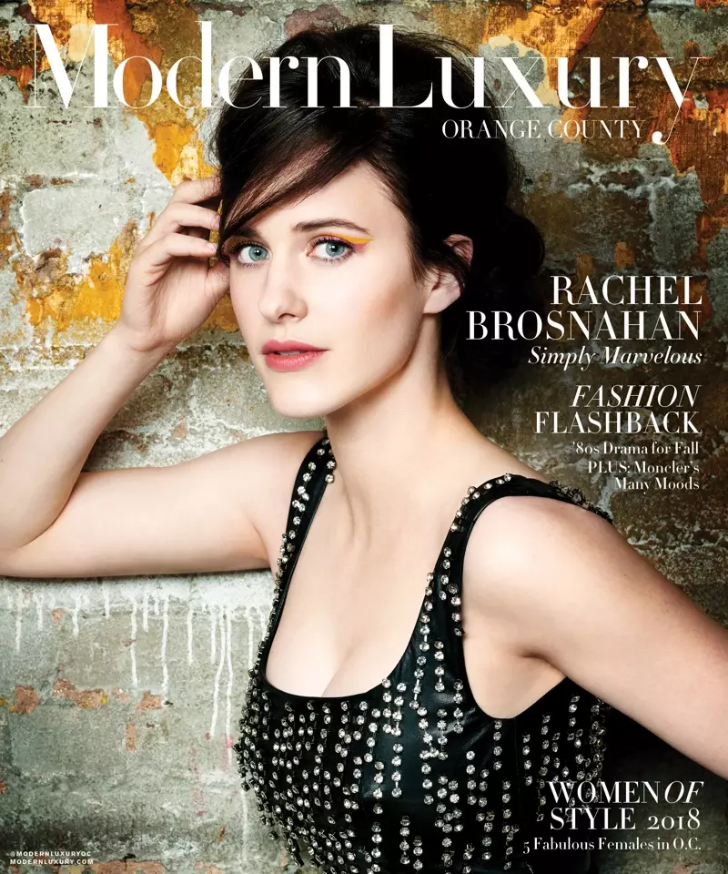 Rachel Brosnahan en Modern Luxury Orange County Septiembre de 2018 Portada