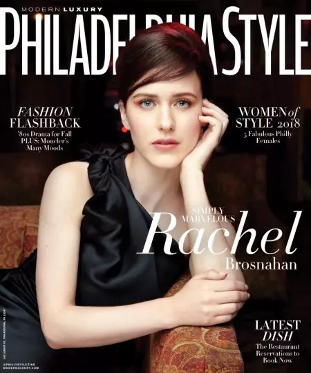 'The Marvelous Mrs. Maisel'-stjerne Rachel Brosnahan poserer i moderne luksus