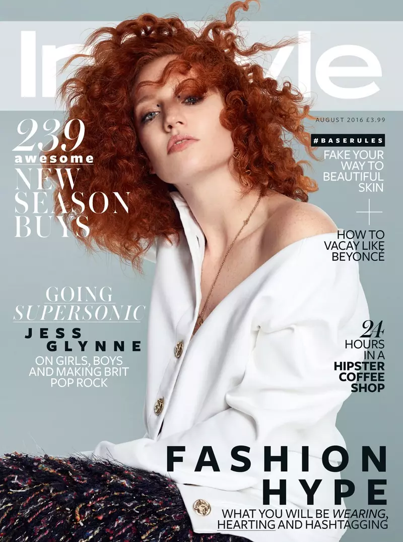 Jess Glynne InStyle UK Agosto 2016 Photoshoot